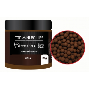 Match Pro Top Mini Boilies Drilled Cola 8mm